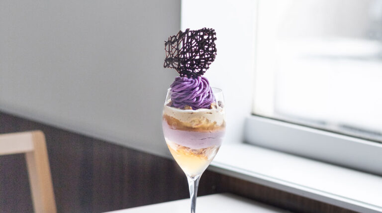 【Salon de Parfait限定】紫芋とりんごのパルフェが9月1日より新登場