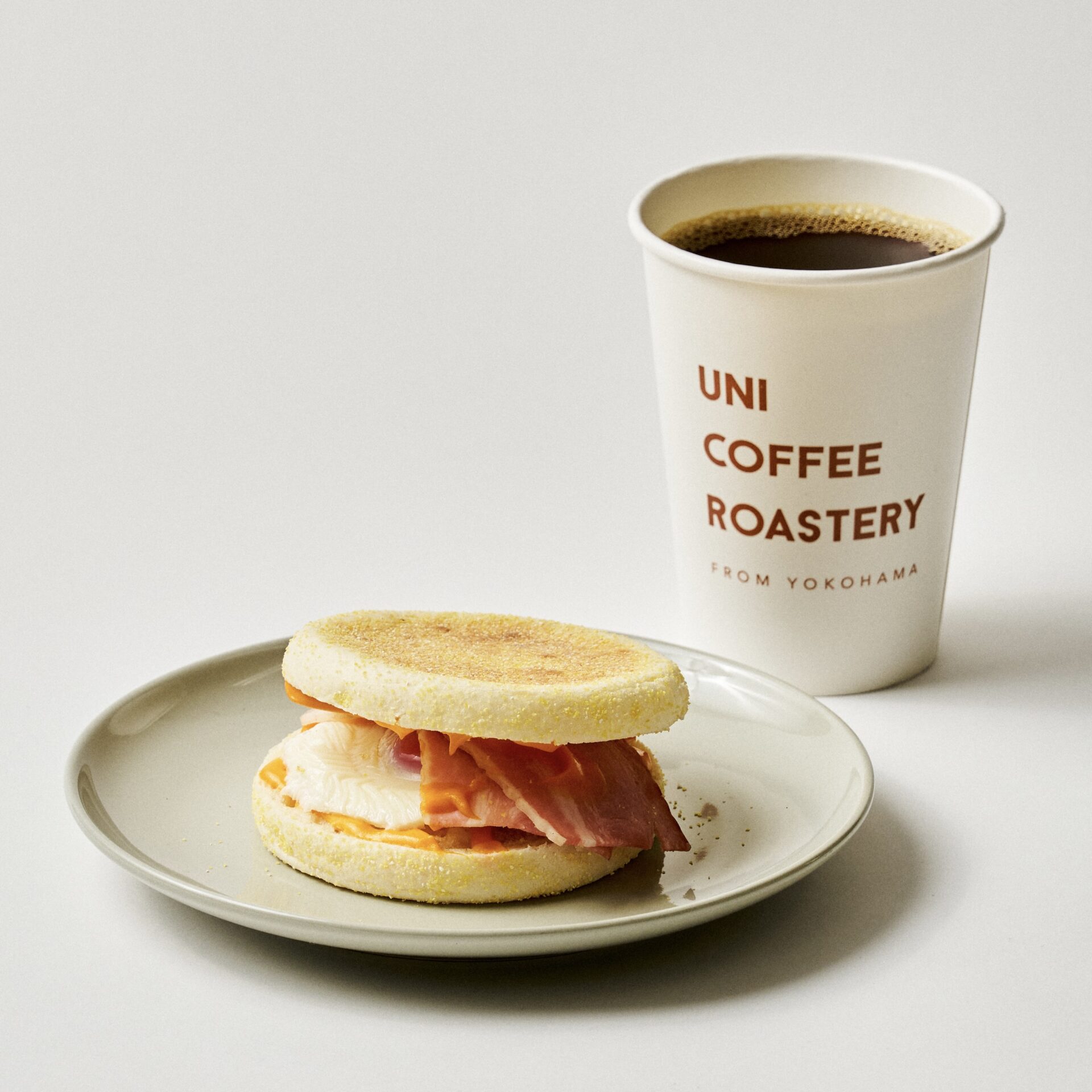 ベーコンエッグマフィンセット