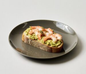 オープンサンド アボカドシュリンプ