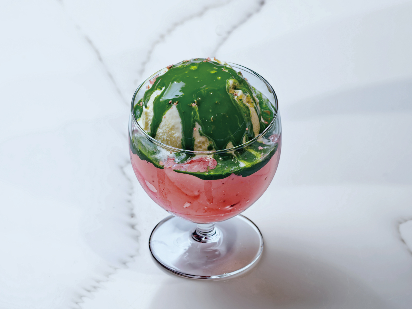 抹茶桜アフォガート