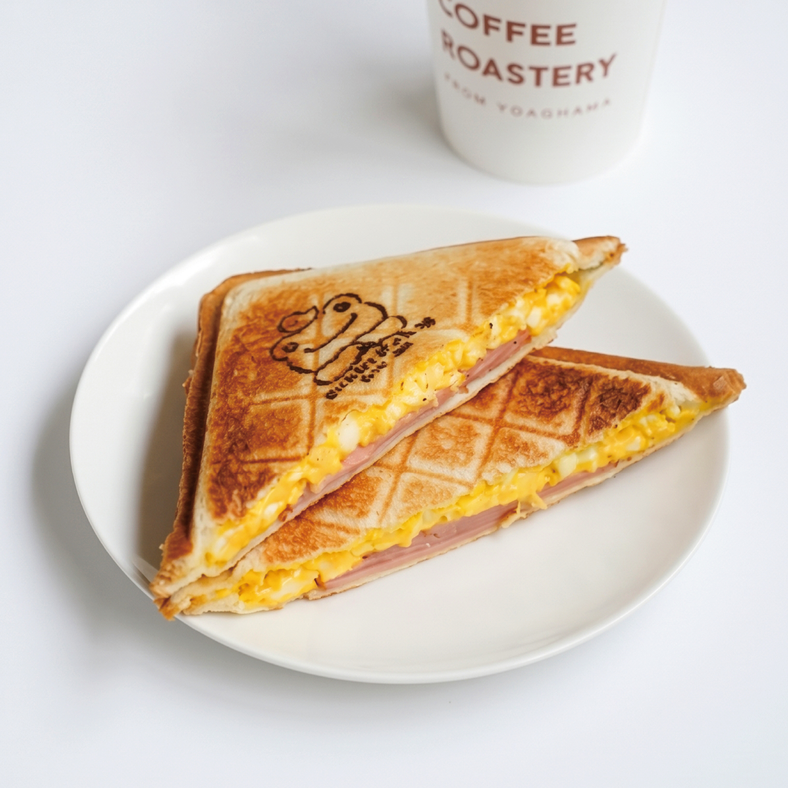 かえるのピクルス ハムたまご ホットサンドセット